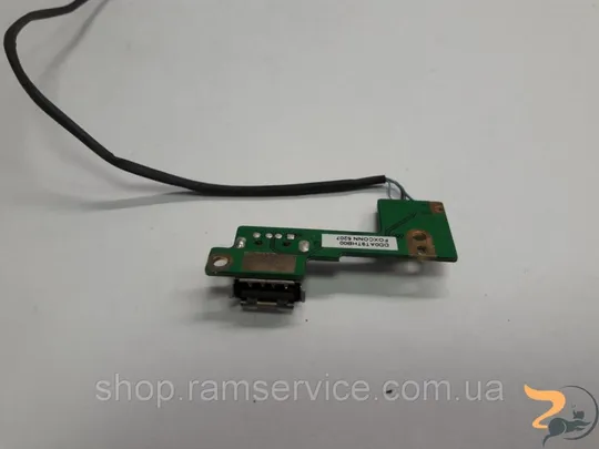 USB роз'єм для ноутбука HP Pavilion DV9000, DV9700, DV9850, *DD0AT9THB00, DAAT9TB18E8 REV:E, б/в Ціна
