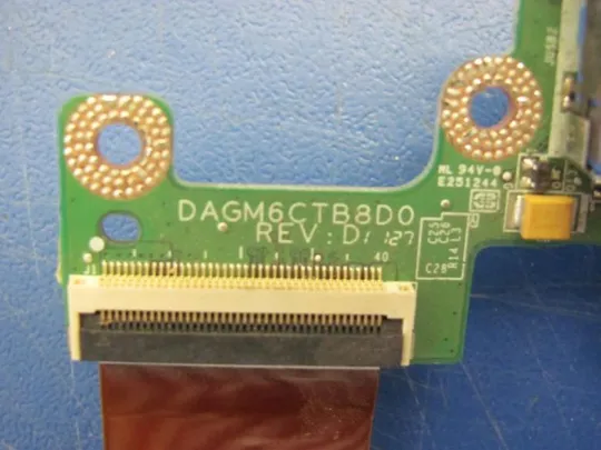 номер0092-12 USB плата DAGM6CTB8D0 DAGM6TB48E0 для DELL XPS 15 XPS L502X L501X P11F додаткова плата дод плата перехідник usb usb port  USB Board оригінал Де купити