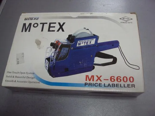двухстрочный этикет пистолет для ценников мotex мх-6600 №5616 Ціна