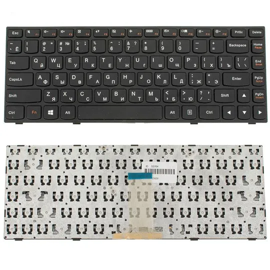 Клавіатура для ноутбука LENOVO (G40-30, G40-45, G40-70, Z40-70, Z40-75, Flex 2-14) rus, black, black frame Ціна