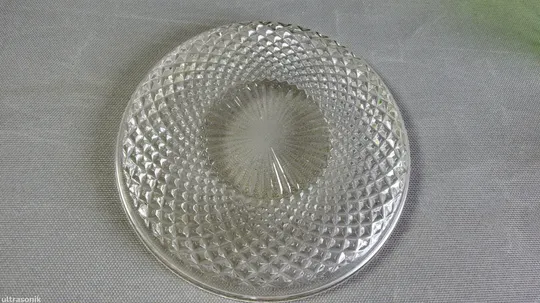 Блюдо поднос таця тарілка старе прозоре радянське скло Вживане З аукціону