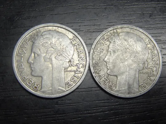 Купити 2 франка 1947 Франція (два різновиди)