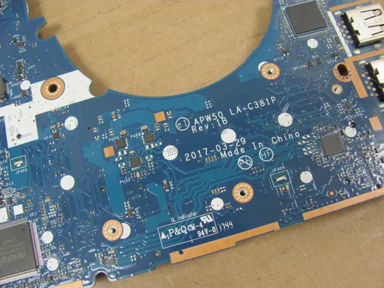 802-6 материнська плата APW50 LA-C381P 848219-001 SR2FQ  i7-6700HQ  для HP Zbook 15 G3 G4 оригінал На торгах