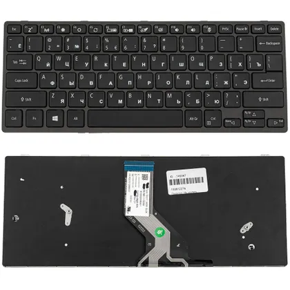 фото, Клавіатура для ноутбука ACER (Travelmate B311-31) rus, black