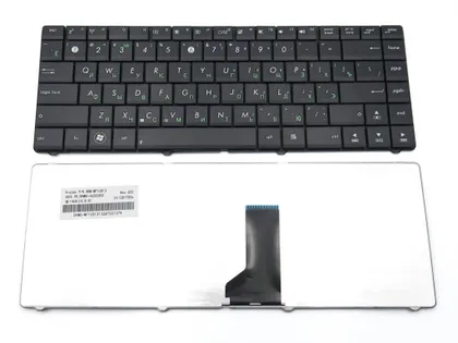 фото, Клавиатура для ASUS X42E, X42F, X42J, X42JB, X42JE, X42JK, X42JR, X42JV, X43 ( RU Black)