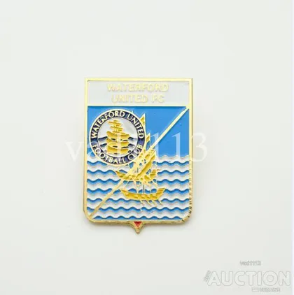 фото, значок футбол  ФК Уотерфорд Ирландия  (серия герб города и эмблема клуба)