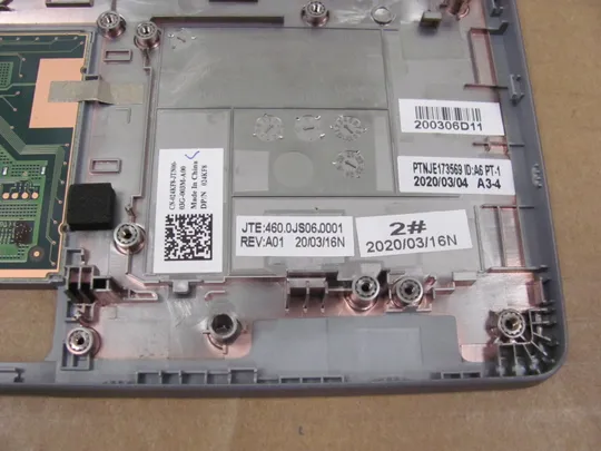 822-16 Кришка панель палмрест тачпад 024KF8 460.0JS06.0001 для Dell Latitude 5310 5300 2-in-1  оригінал Де купити