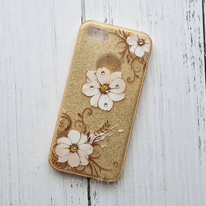 фото, Чохол Apple iPhone 5 / iPhone 5S / iPhone SE для телефону силіконовий Gold