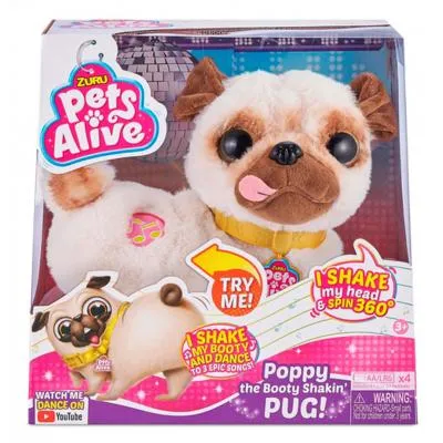 Интерактивная игрушка Pets &amp; Robo Alive Танцующий Мопс (9521) Продаж