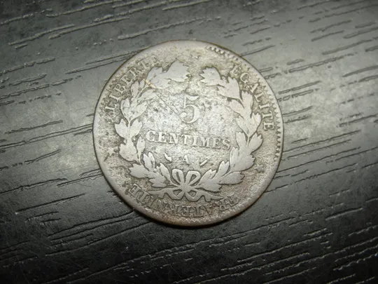 Купити 5 сантимів Франція 1881