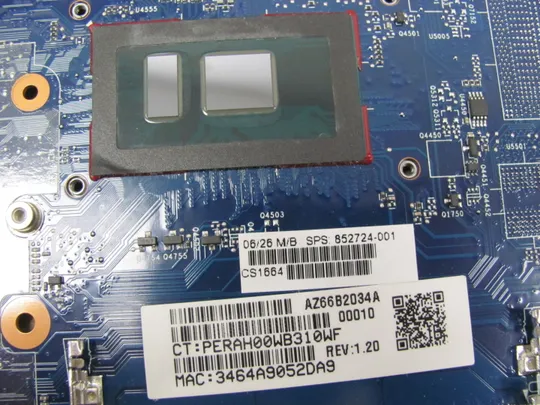 номер0116-7 материнська плата 6050A2723701 852724-001 I3-6100U для HP 650 G2 640 G2 оригінал Де купити