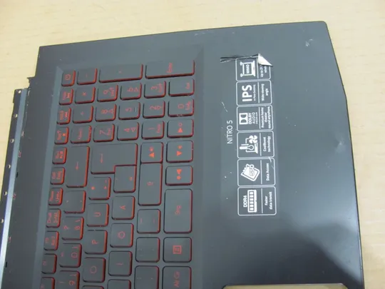 номер0482-1 Кришка панель палмрест клавіатура РОБОЧА AP211000610 для ACER Acer Nitro AN515-51 AN515-31 оригінал Недорого