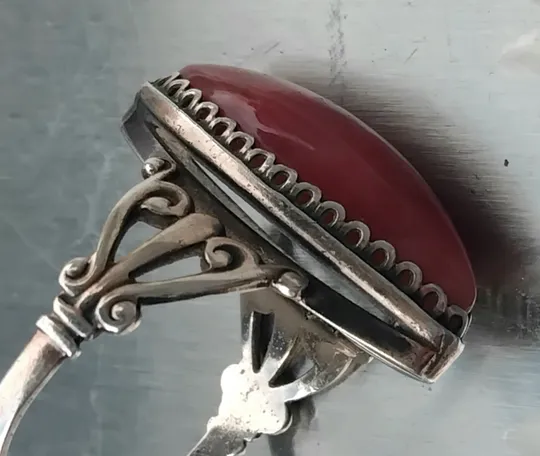 Красивый серебряный перстень 875пр. (☝️Клеймо звезда,СССР!) в Україні