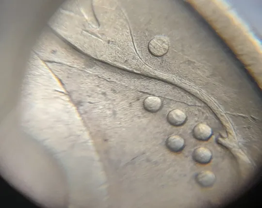 (1332) 50 копійок 1992 1ААм розкол від '0' через 2 гроно до канту (50 копеек 1992 1ААм) З аукціону