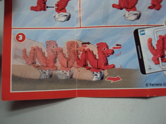 Фигурка киндер сюрприз VQ111B Ferrero дракон едет №18615л З аукціону