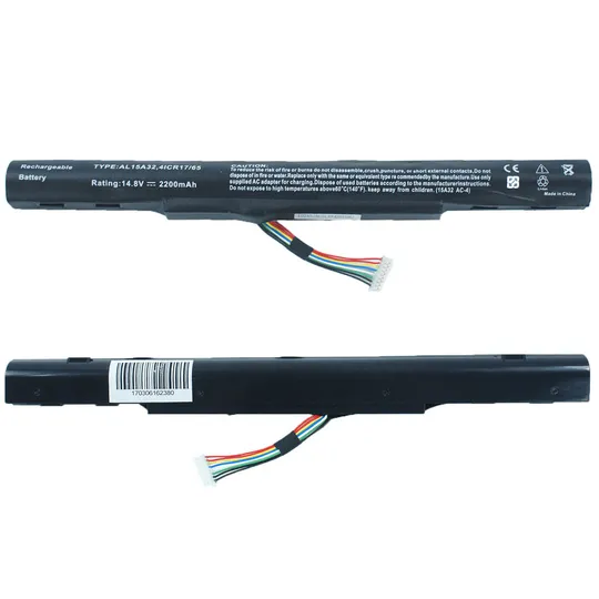 Батарея для ноутбука ACER AL15A32 (F5-572G, V3-575G, E5-574G) 14.8V 2200mAh Black Ціна