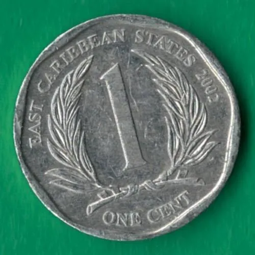 1 цент 2002 року Східні Каріби [КВ] Ціна