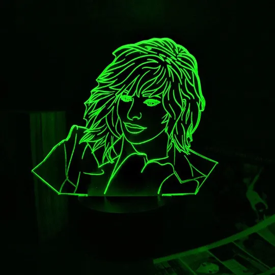 Акриловий світильник-нічник Mylene Farmer 2 зелений tty-n002180 Ціна