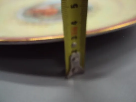 Тарелка большая блюдо мадонна фортуна фарфор ГДР eisenberg высота 3,2 см, диаметр 30,1 см №13295 Де купити