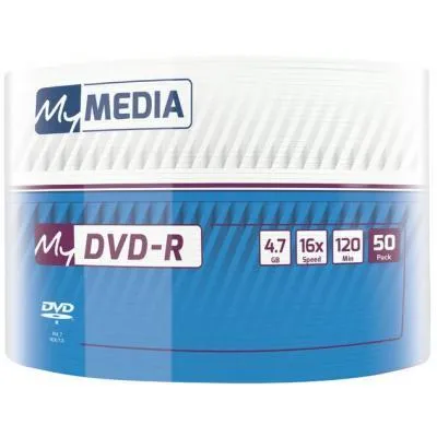 Купити Диск DVD MyMedia DVD-R 4.7GB 16X Wrap MATT SILVER 50шт (69200)