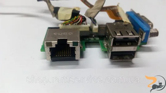 Гніздо Usb, VGA роз'єм, WLAN роз'єм, для ноутбука Toshiba Satellite M50-106, LS2725, б/в Ціна
