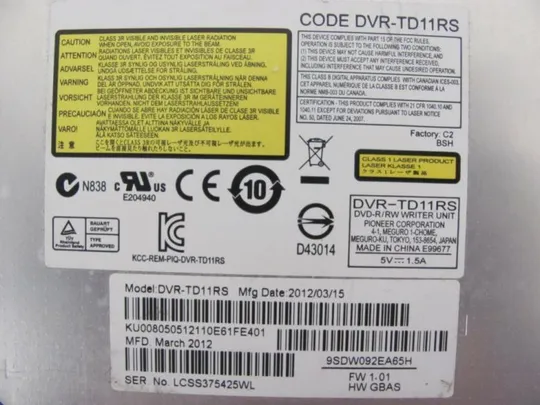 №260-3 DVD-привод 13N0-99A0D01 PTRG70EB02K6161 для Acer E1-772G E1-772 E1-731G оригінал Продаж
