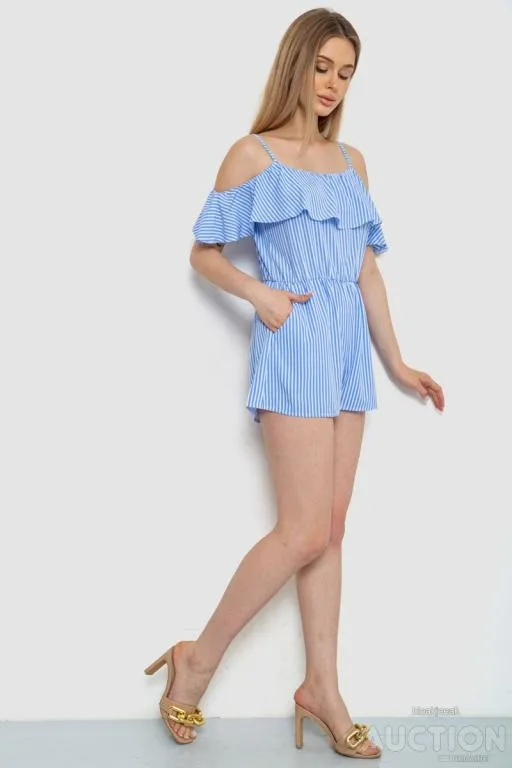 Комбинезон женский в полоску, цвет сине-белый, 230R83-5 З аукціону