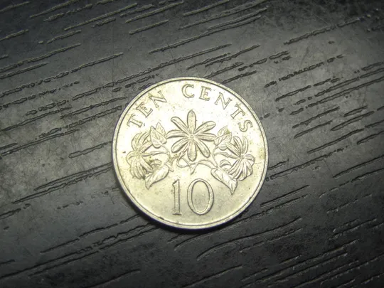 10 центів 1986 Сінгапур Ціна
