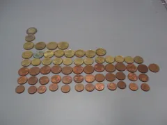 фото, Монеты обиходные Европа лот 8,81 евро №18142