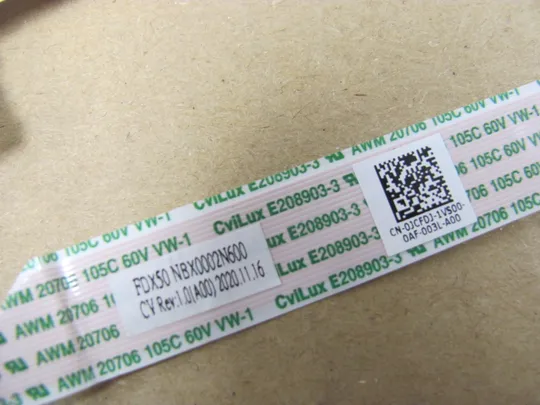 717-21 шлейф FFC  NBX0002SD00 NBX002N600 03X0FJ 0JCFDJ для Dell Precision 7550 M7550  7560  оригінал Продаж