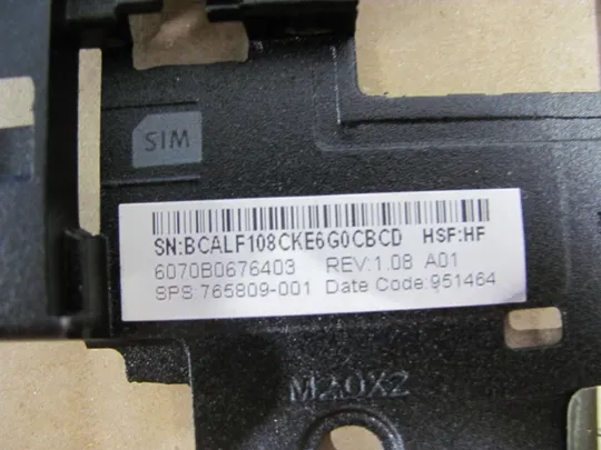 номер0342-1  Кришка дно піддон корпуса 6070B0676403 765809-001 для HP ELITEBOOK  840 740 745 G1 G2 нижня кришка Bottom корито нижня частина корпусу оригінал в Україні