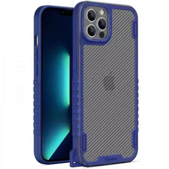Чехол TPU+PC TRAVEL Carbon для Apple iPhone 13 Pro (6.1&quot;) Ціна