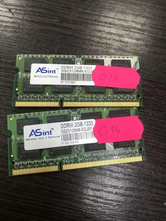 014 Ноутбучная память DDR3 Asint 4GB 2+2 10600S 1333 Ціна