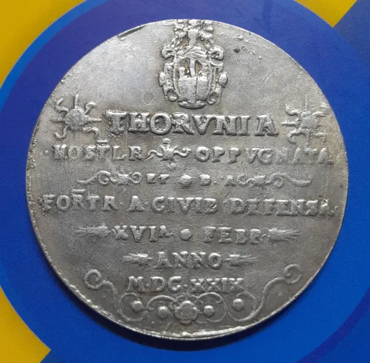 Купити Талер 1629 р. "Торунь в облозі".  Копія.