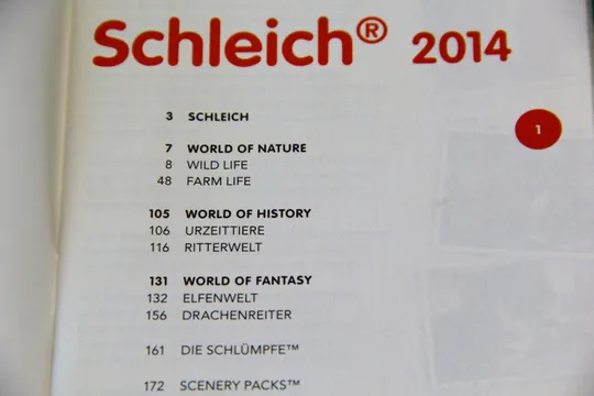 Купити каталог фігурок SCHLEICH Німеччина 2014 рік