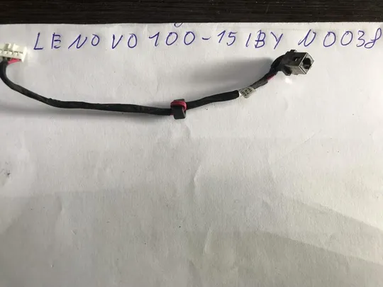 N0038 Lenovo 100-15iby Розйом живлення +шлейф Ціна