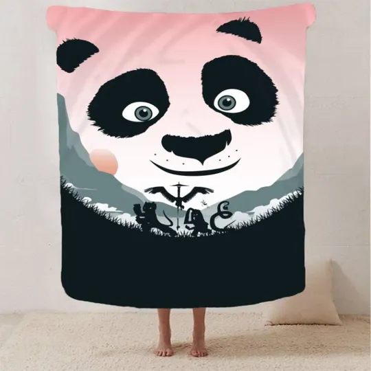 Купити Плед 3D Панда Кунг Фу №1 2805_B 13011 135х160 см