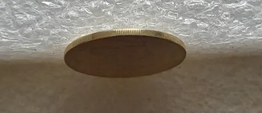 (6090) 25 копійок 2010 "око", викрошка в році випуску (25 копеек 2010 глаз брак) Продаж