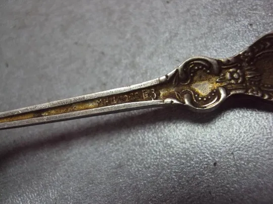 Ложка чайная кофейная ложечка роза цветы мнц ссср длина 11 см №11305 Інтернет-аукціон