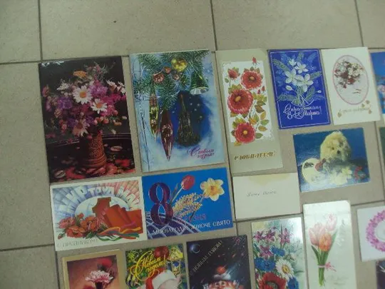 Купити открытка подписная 1 мая, 8 марта, октябрь 1917, с днем рождения лот 25 шт №5416
