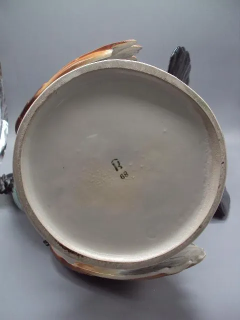 Фигура фарфор статуэтка Германия птица глухарь фазан тетерев высота 42,3 см №14063 Недорого