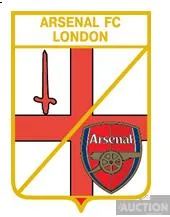 фото, значок футбол  ФК Арсенал Лондон Англия  (серия герб города и эмблема клуба)