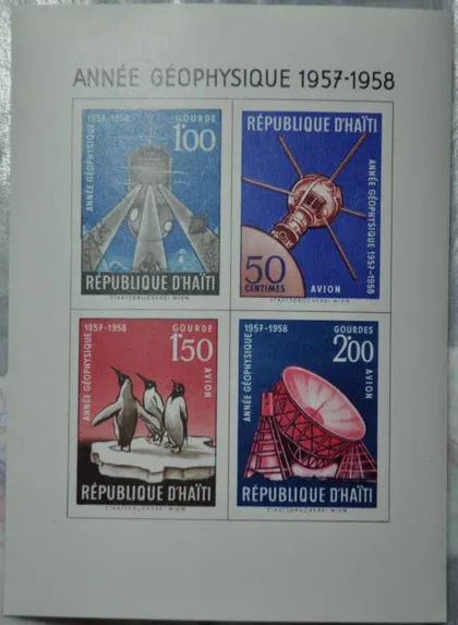 фото, Гаити Космос Геофизический год Фауна 1958