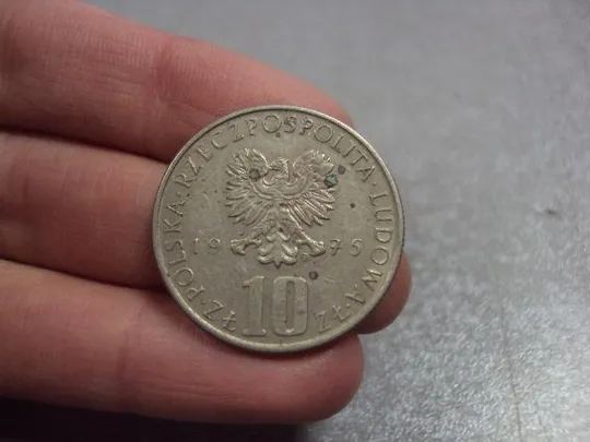 монета польша 10 злотых 1975 прус №9766 З аукціону