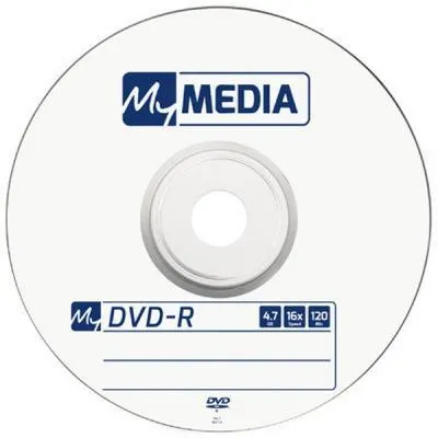 Диск DVD MyMedia DVD-R 4.7GB 16X Wrap MATT SILVER 50шт (69200) З аукціону