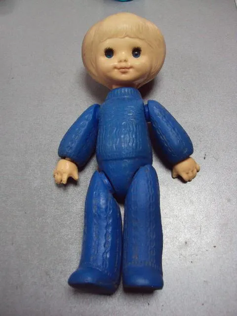 Кукла пластик дутыш фабрика Победа Киев клеймо мишка ссср 28 см №10305 Ціна