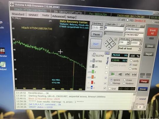 H0015 HTS541680J9AT00 80GB IDE 2,5 Ціна