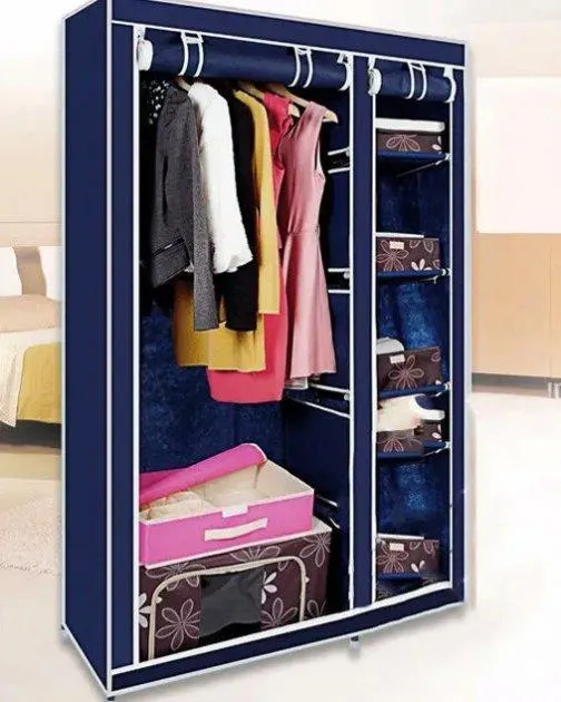 Шкаф для одежды тканевый на 5 полок Homelike 110х45х175 см Ціна