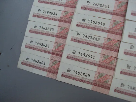 Банкноты Беларусь 50 рублей 2000 год Белоруссия серия Нг лот 52 шт (состояние не пресс) №18134 в Україні