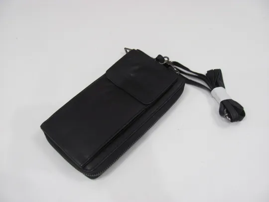 Клатч-гаманець унісекс Чорний  (8) Ціна